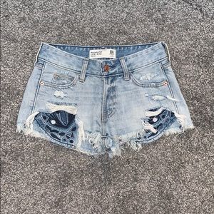 Abercrombie & Fitch Jean Shorts ( Size 00)